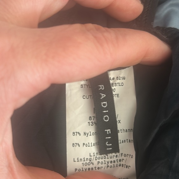 #096 NWT sexy, super cute one piece tie on bikini style bathing suit - Picture 11 of 12